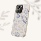 Eco-Friendly Phone Case, Plant based, Biodegradable Case, Shell Design for beach lovers