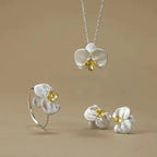 Orchid Pendant Necklace