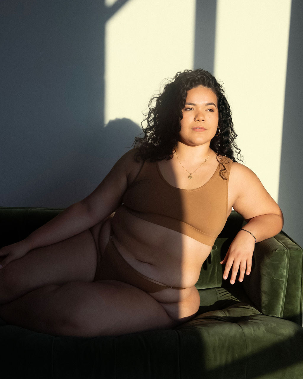 Scoop Bralette - Camel