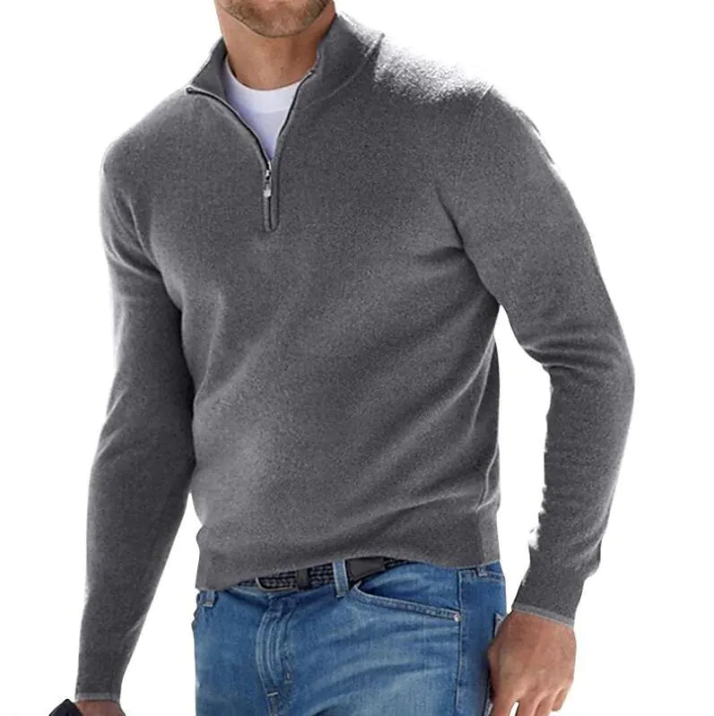 Men's Cashmere Long Sleeve Sweater