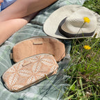 RULE BREAKER zippered pouch | CREAM