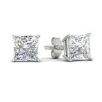 Princess Cut Diamond Stud Earring