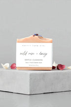 Wild Rose + Honey Handmade Tallow and Goat Milk Soap Bar