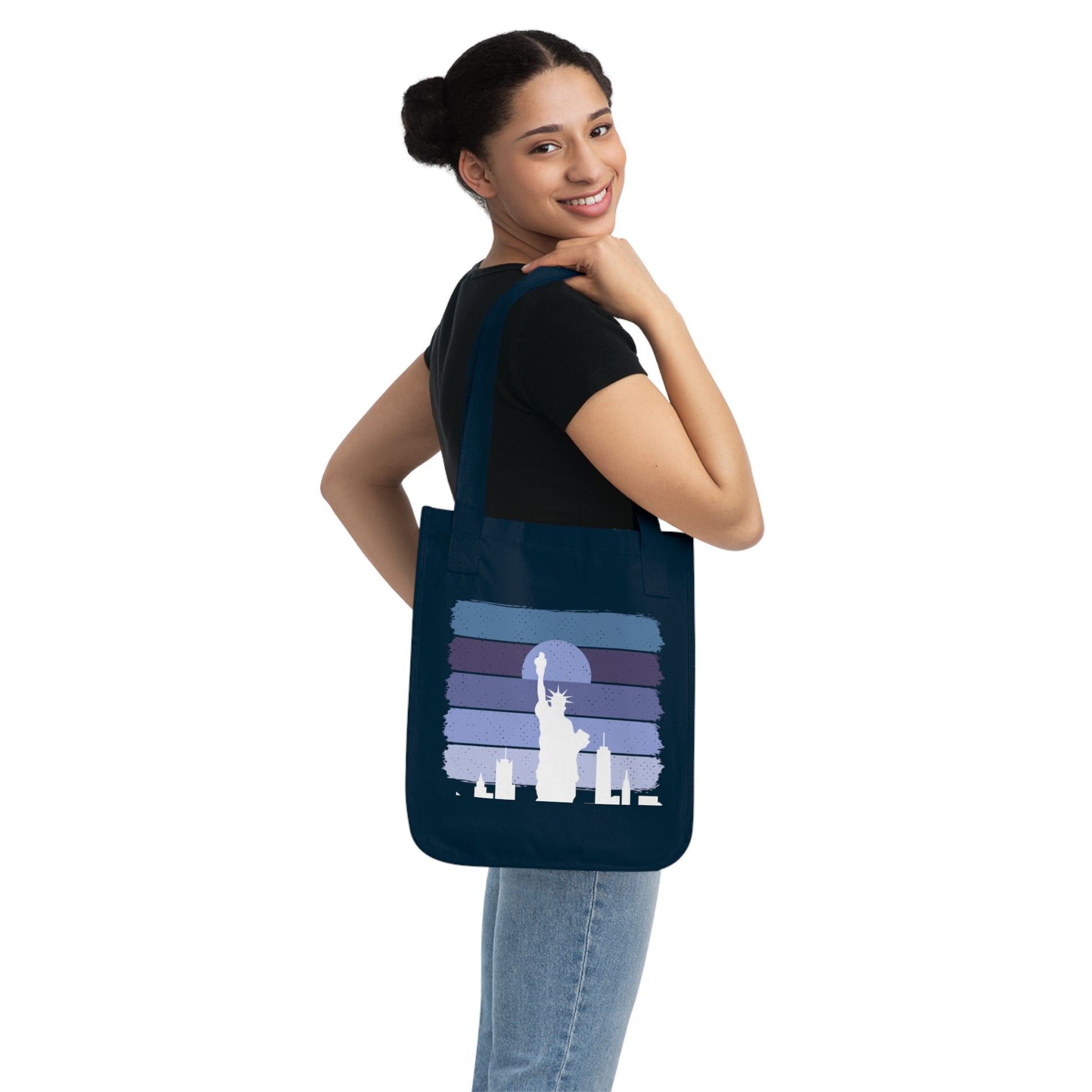 Statue of Liberty Organic Tote Bag - The Peony Haus