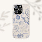 Eco-Friendly Phone Case, Plant based, Biodegradable Case, Shell Design for beach lovers