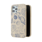 Eco-Friendly Phone Case, Plant based, Biodegradable Case, Shell Design for beach lovers