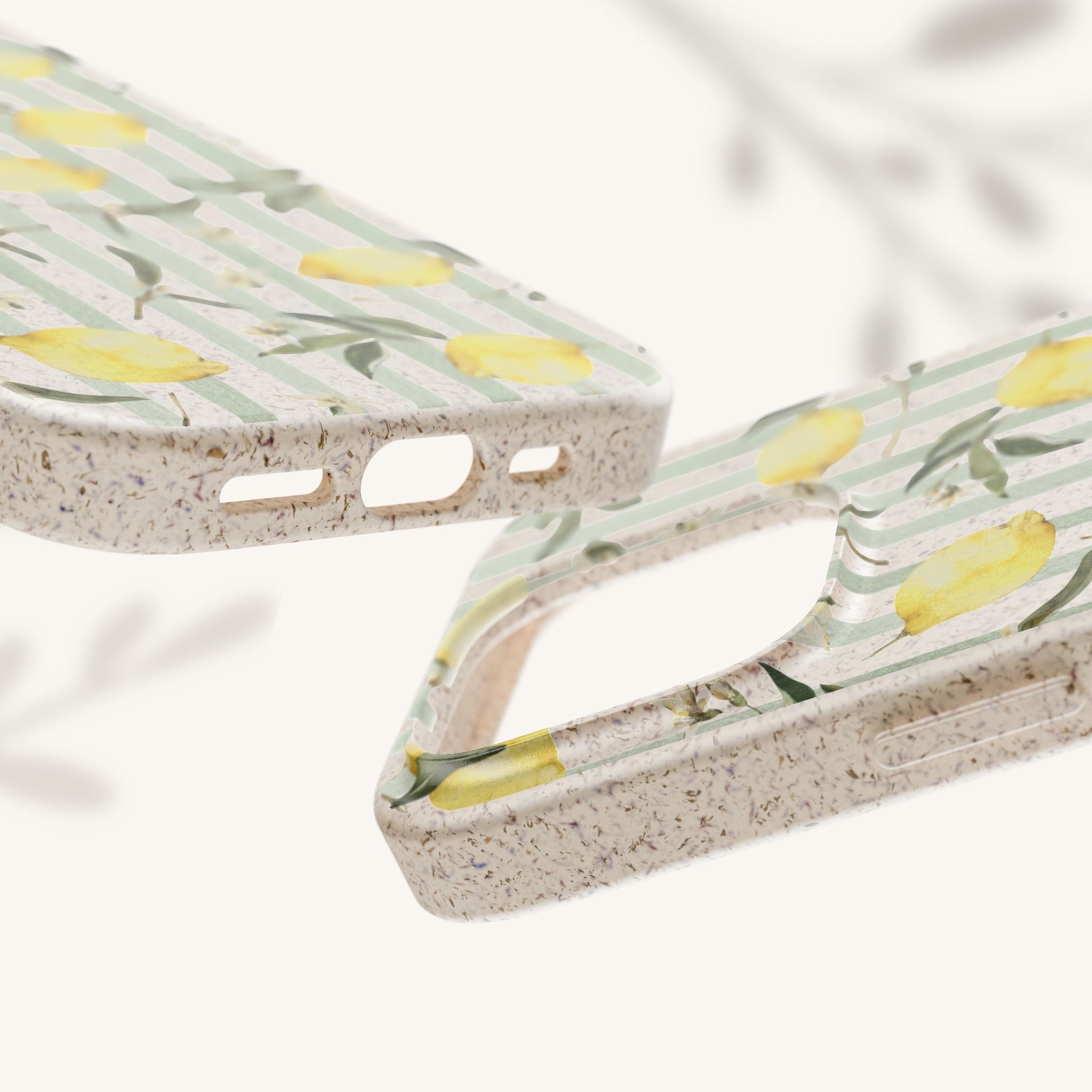 Plant based, biodegradable phone case - When life gives you lemons - The Peony Haus