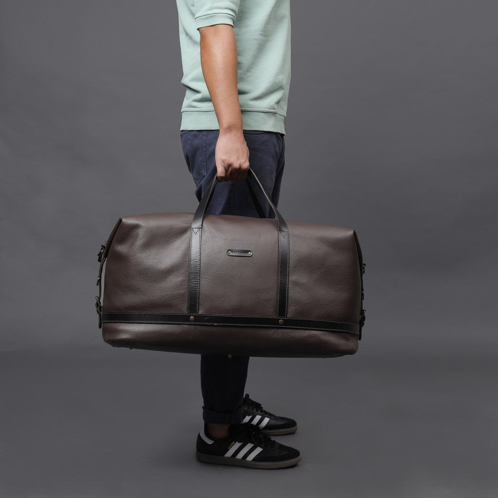 Runway Leather Travel Bag - The Peony Haus