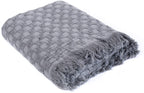 Kasentex 100% Cotton Soft Knitted Throw Blanket, Room Decor, Graduation Gifts, Fathers Day Gift, Mom Gift