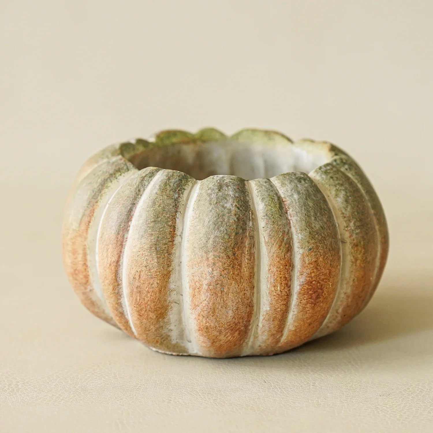 Fall Ombre Cement Pumpkin Planters | 3 Sizes