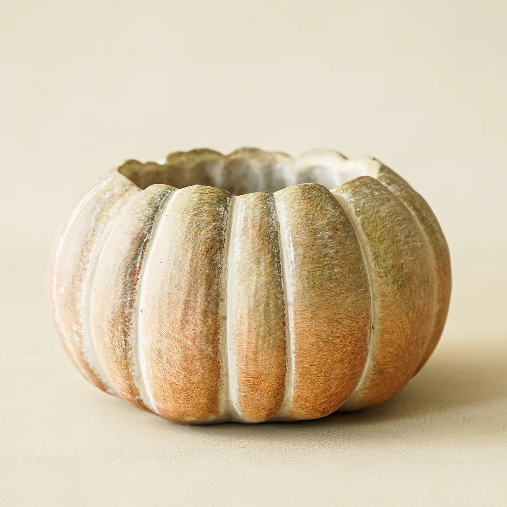 Fall Ombre Cement Pumpkin Planters | 3 Sizes