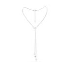 Trinity Necklace -Three Chains with Cross, Heart, and Anchor Charms