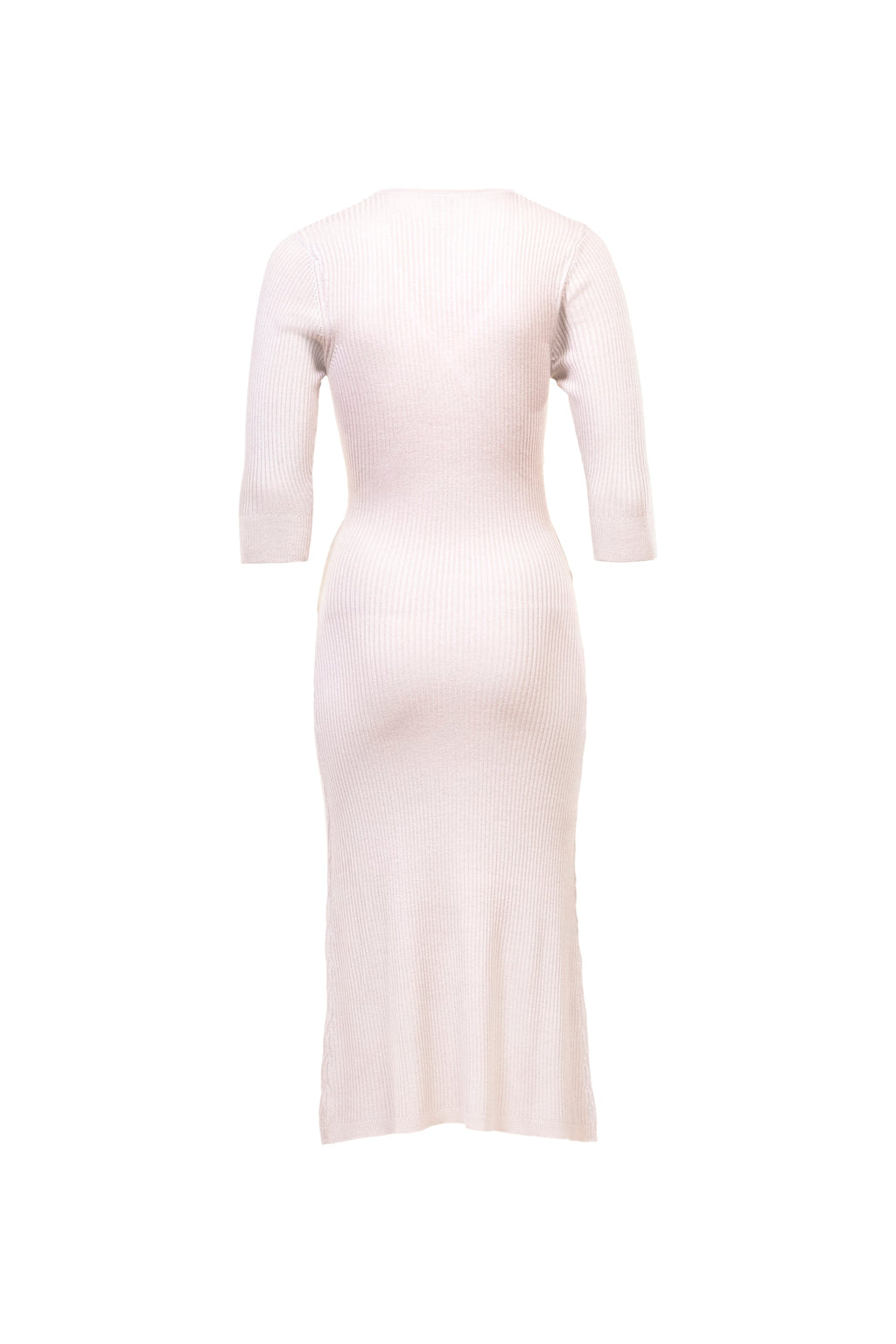 Women's Silk Wool Cashmere Amy Ribbed Dress
