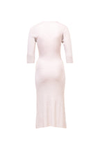 Women's Silk Wool Cashmere Amy Ribbed Dress