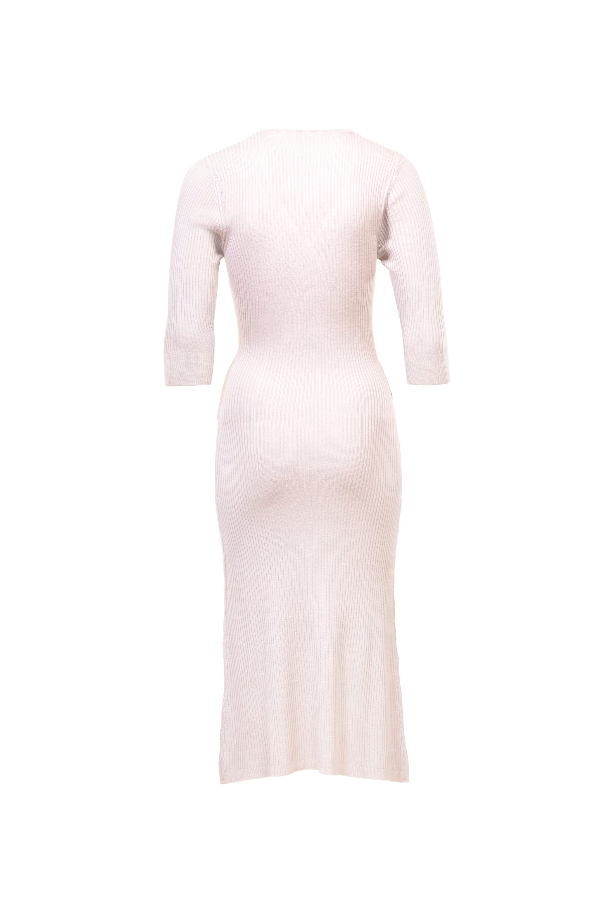Women's Silk Wool Cashmere Amy Ribbed Dress