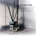 Aquarius Zodiac Crystal-Enhanced Reed Oil Diffuser, Orchid Seascape Scent, 100ml