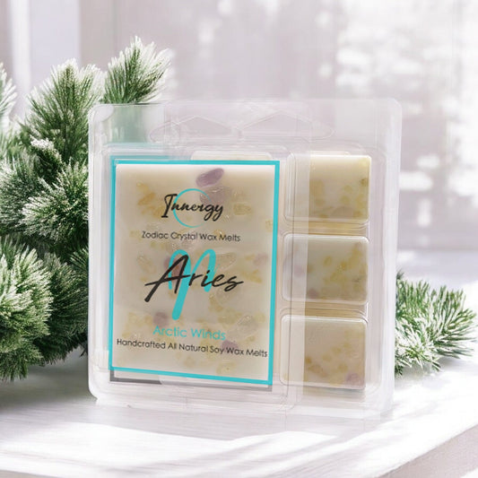 Aries Zodiac Crystal-Enhanced Premium Coconut-Soy Wax Melts