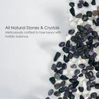 Libra Zodiac Crystal-Enhanced Reed Oil Diffuser, Blackberry Saffron Scent, 100ml