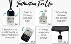 Limited Edition: Winters Eve Crystal-Enhanced Oil Diffuser, Car Air Freshener, 8ml