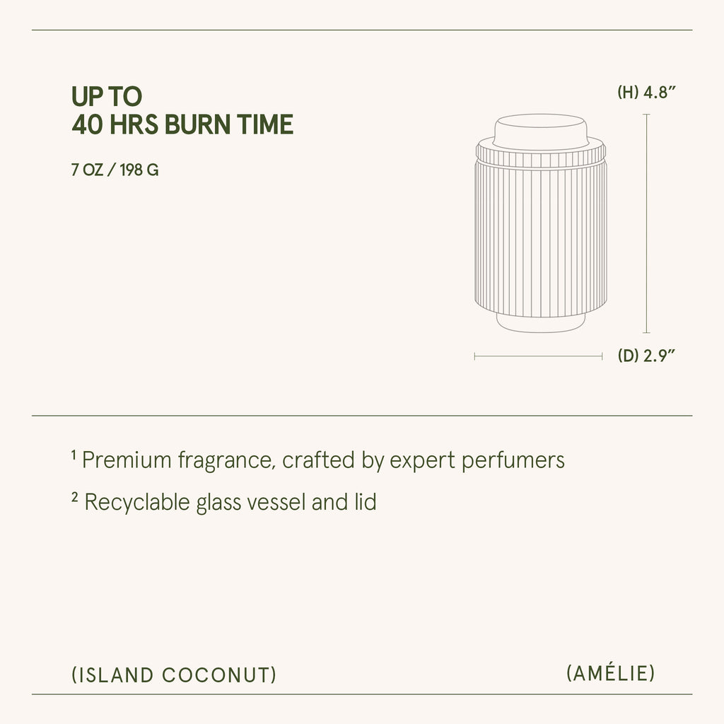 Amélie – Island Coconut Candle