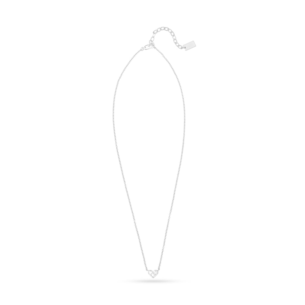 AC Heart Necklace with Gemstone