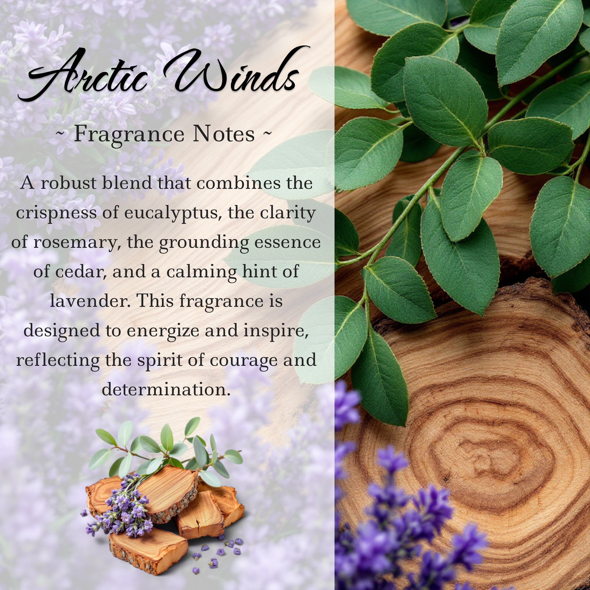 Arctic Winds Crystal-Enhanced Reed Oil Diffuser, 100ml
