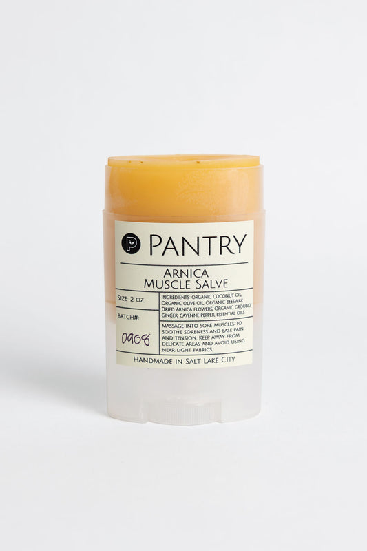 Arnica Muscle Salve | Sore Muscle, Sprains + Strains Balm