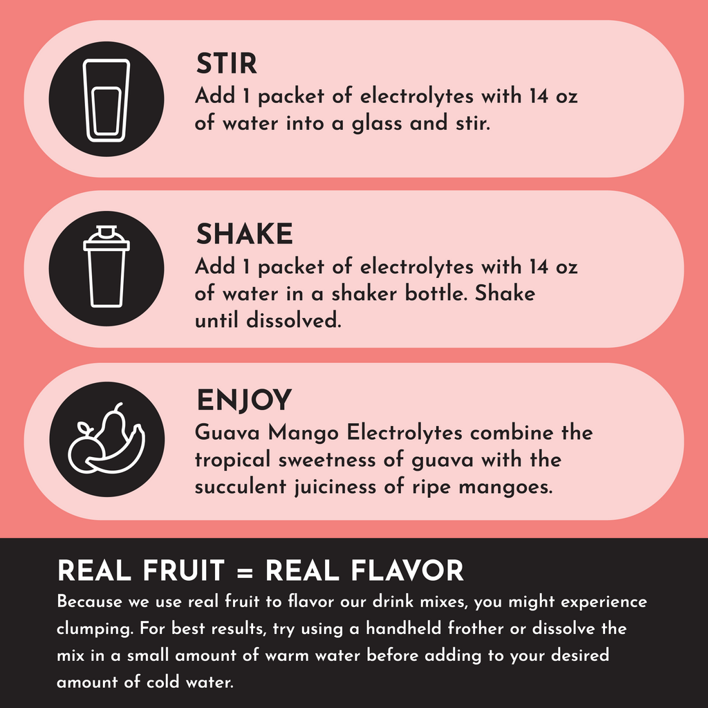 Guava Mango Electrolytes Stick