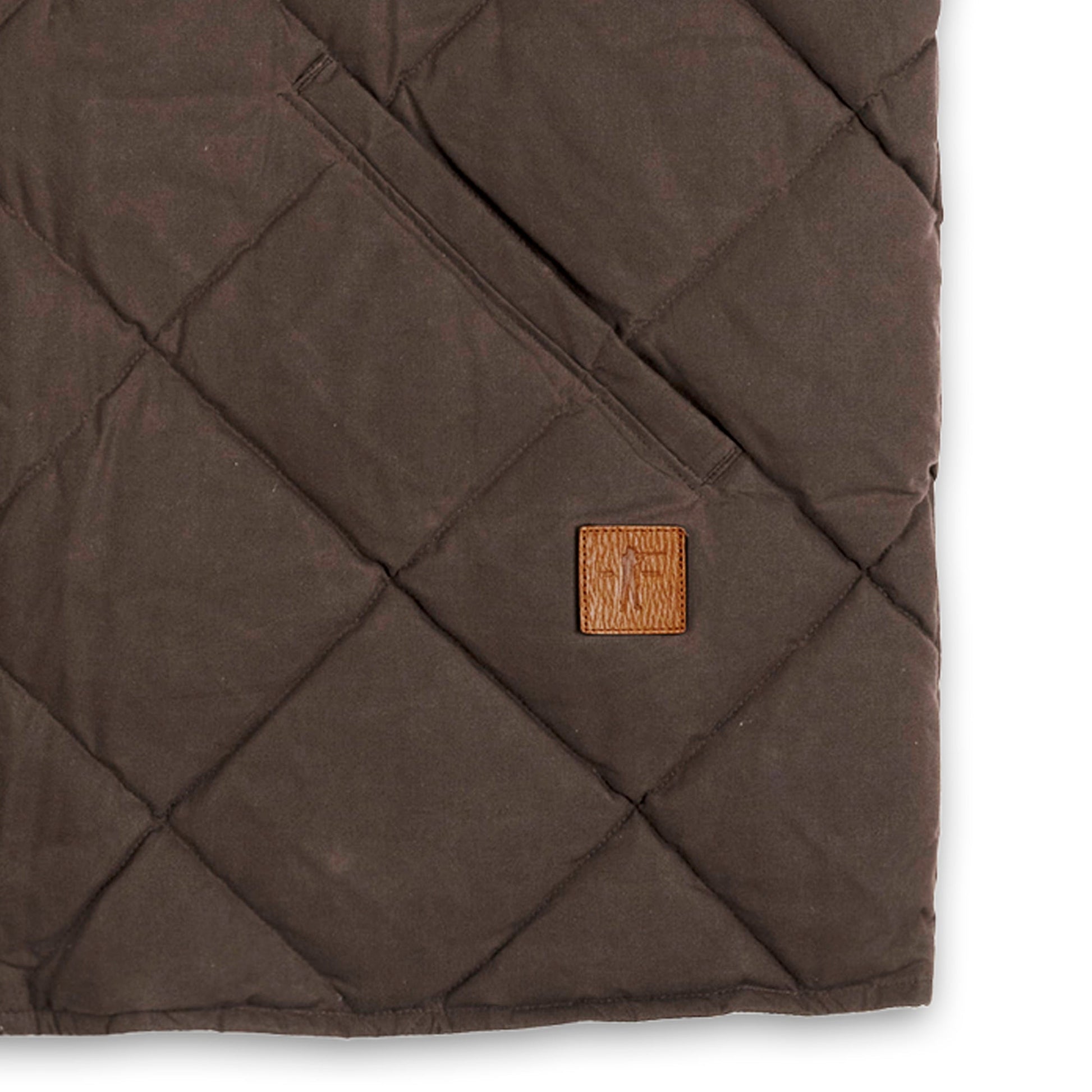 Arthur Quilted Waxed Down Vest