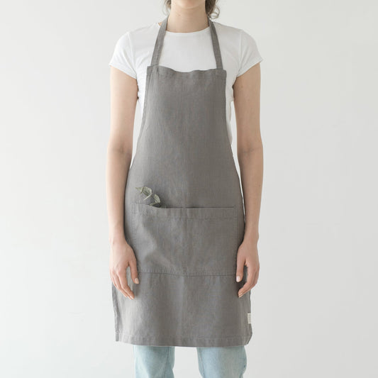 Linen Tales Ash Linen Daily Apron