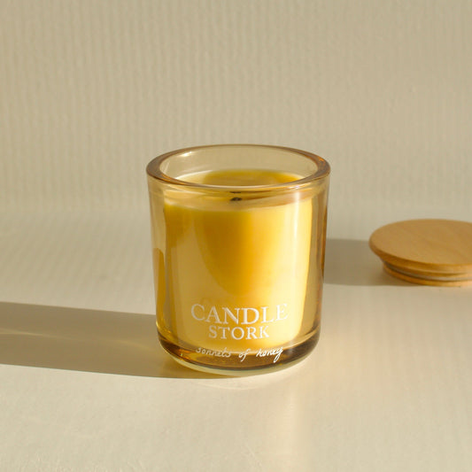 Sonnets of Honey Beeswax Candle