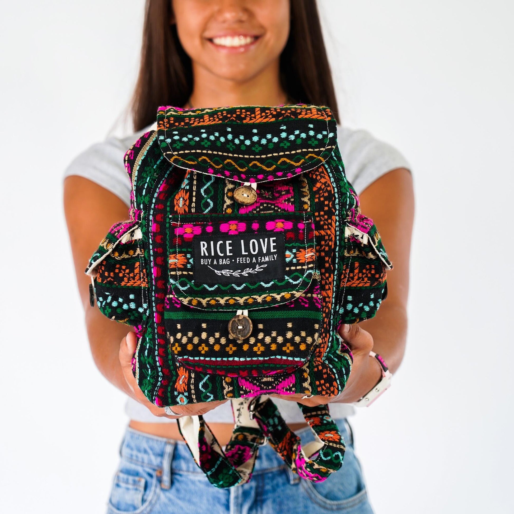 Mini Recycled Travel Backpack Dana