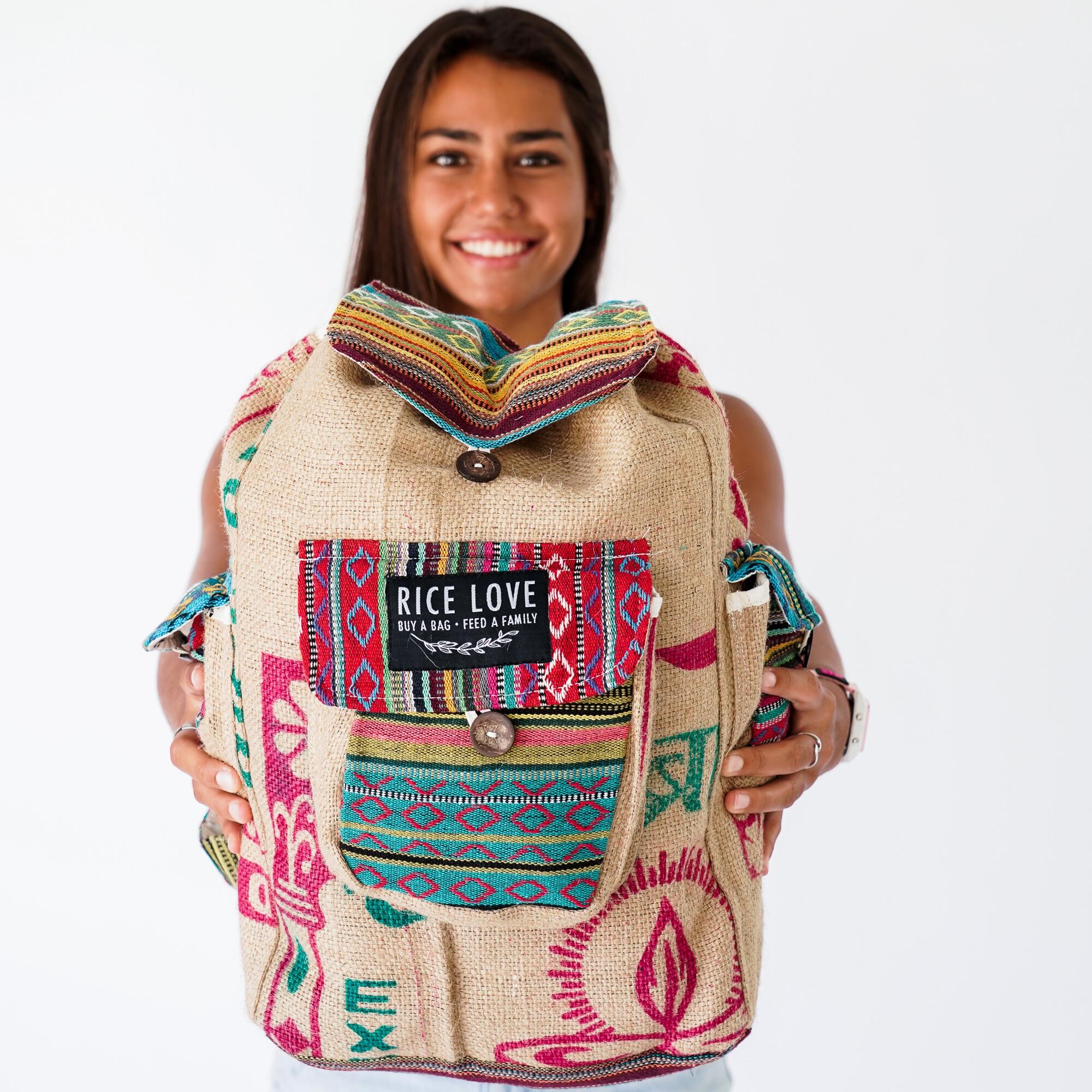 Recycled Travel Backpack Agra