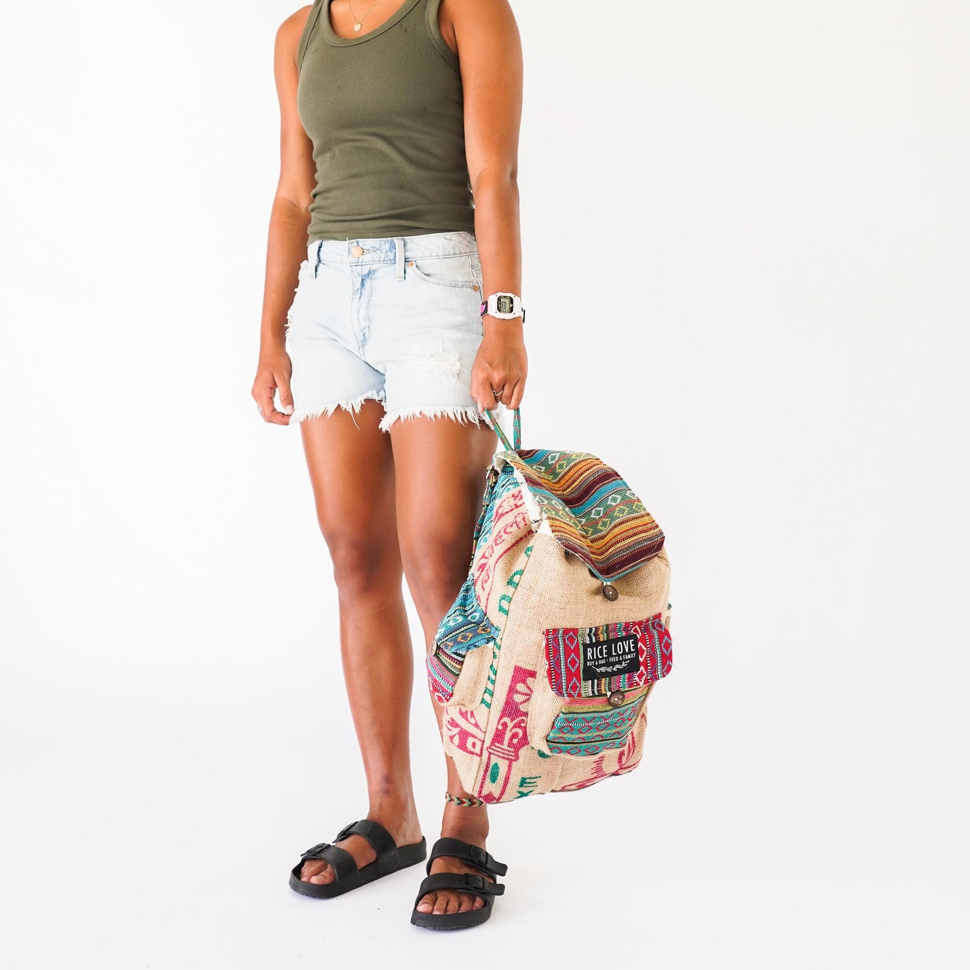 Recycled Travel Backpack Agra