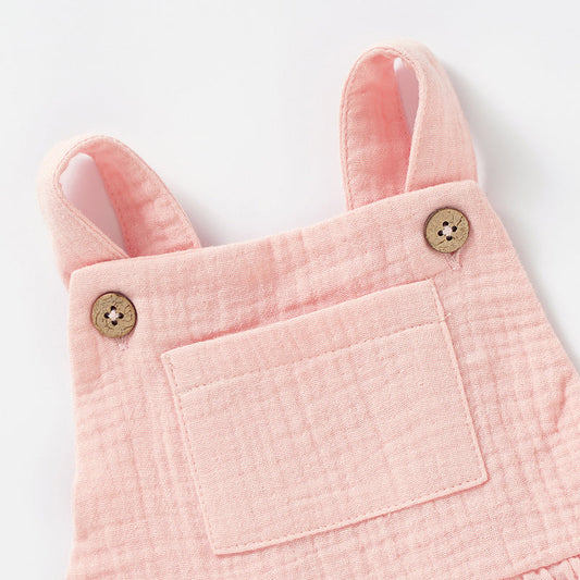 Organic Cotton Muslin Baby Dress - The Peony Haus