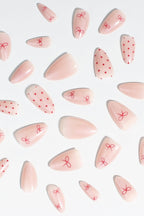 Berry Bows | Soft & Durable Press-On Nails