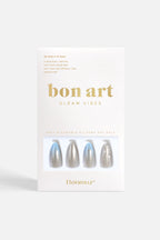 Silver Tide | Soft & Durable Press-On Nails