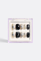 Monochrome Eclipse | Pro Handmade Gel Nails