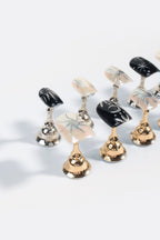 Monochrome Eclipse | Pro Handmade Gel Nails