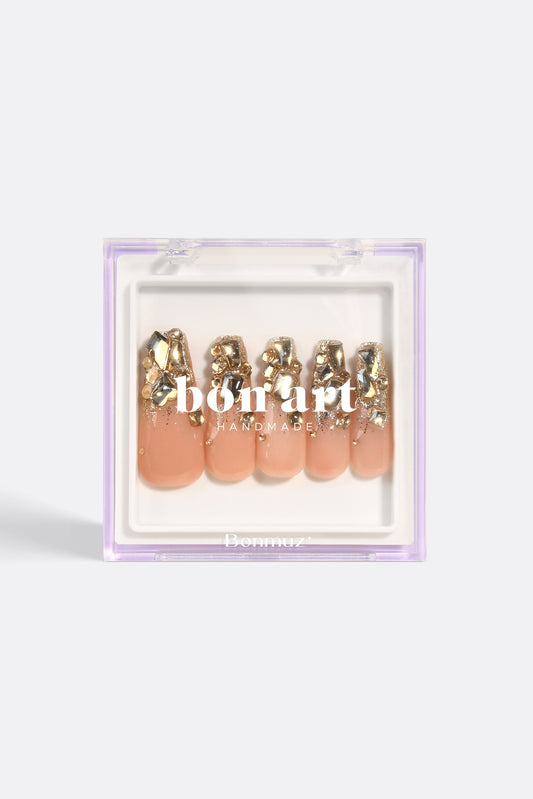 Cleopatra's Gold | Pro Handmade Gel Nails