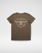 THE WINGED MECHANIC TEE - BROWN