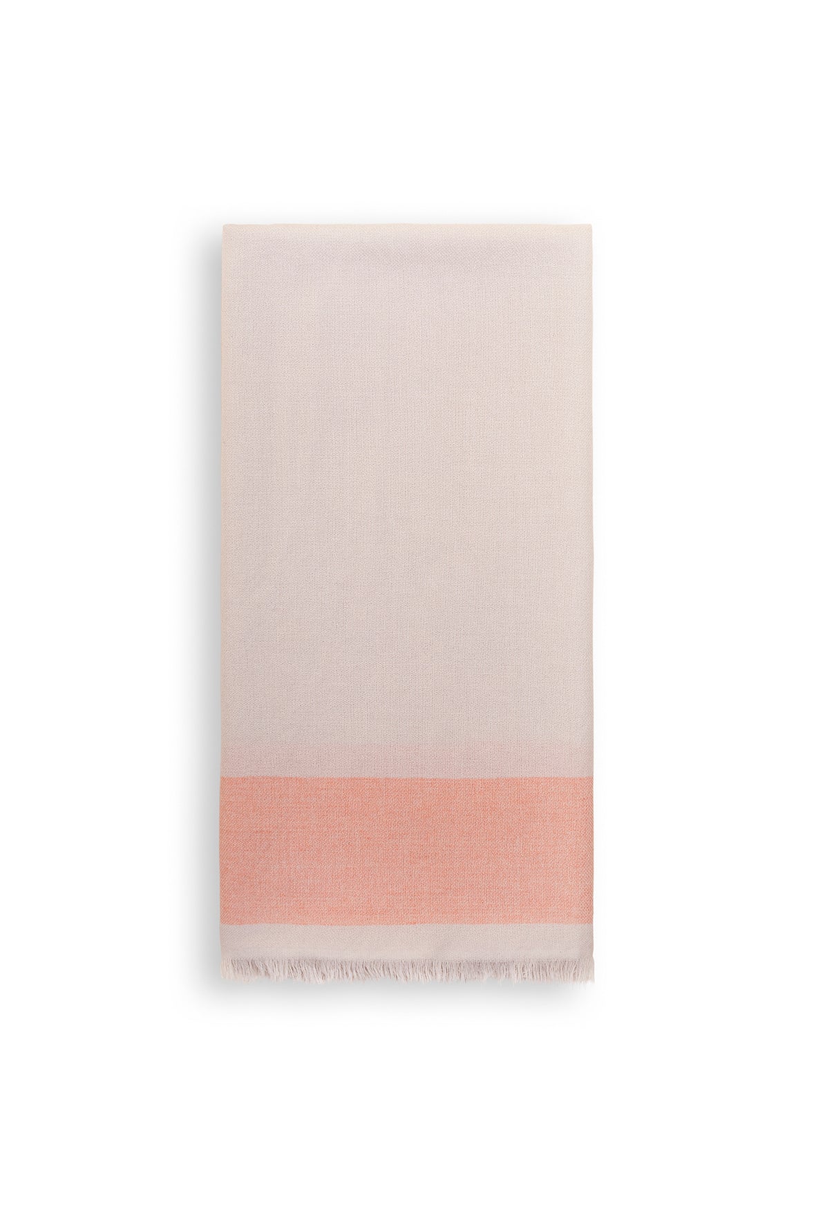 Block Stripe Yarn Dyed Cashmere Scarf For Women