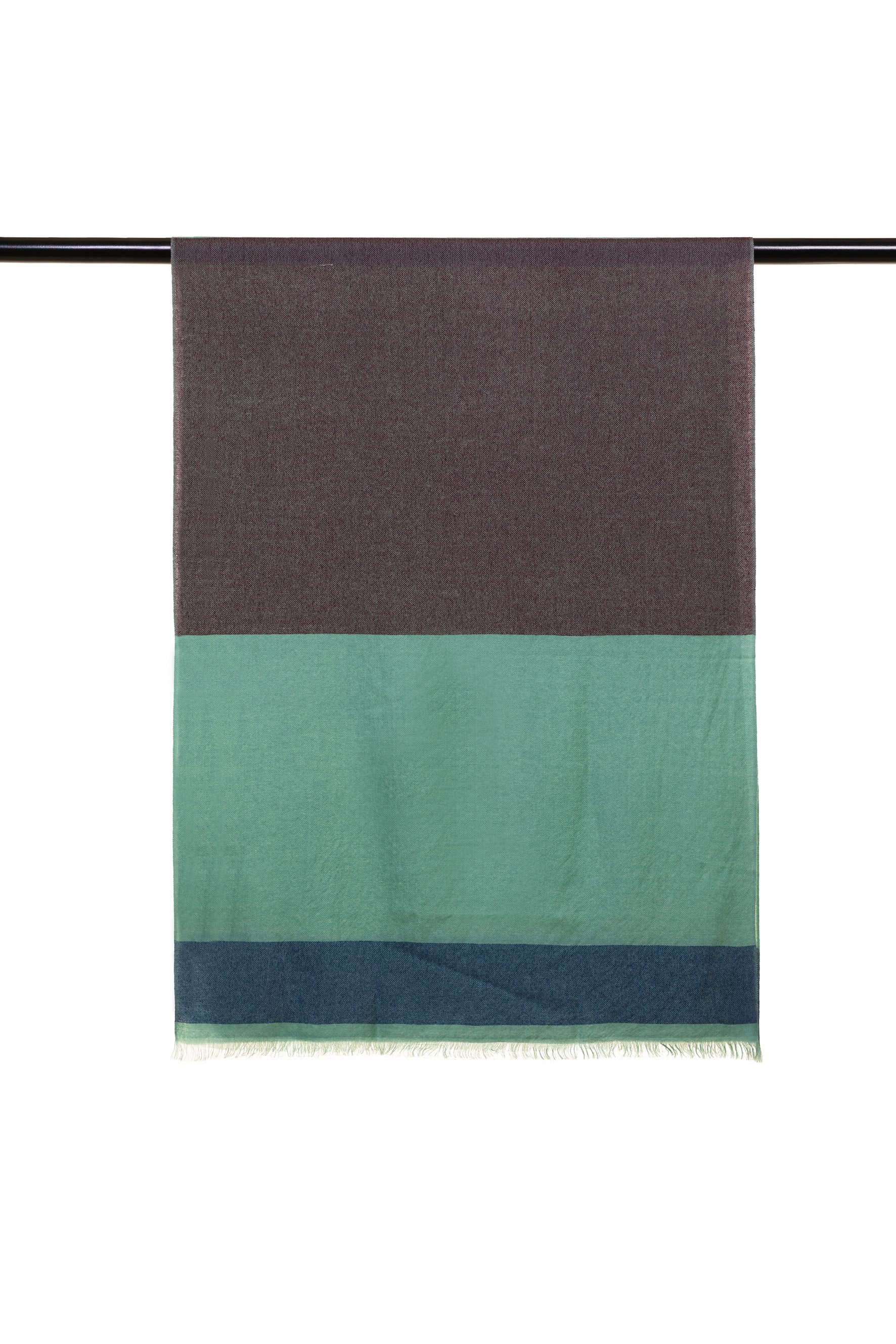 Block Stripe Yarn Dyed Cashmere Scarf