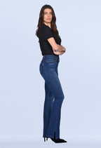 Talissa High Waisted Slice Heel - Make It Rain - 81% Cotton, 11% Tencel