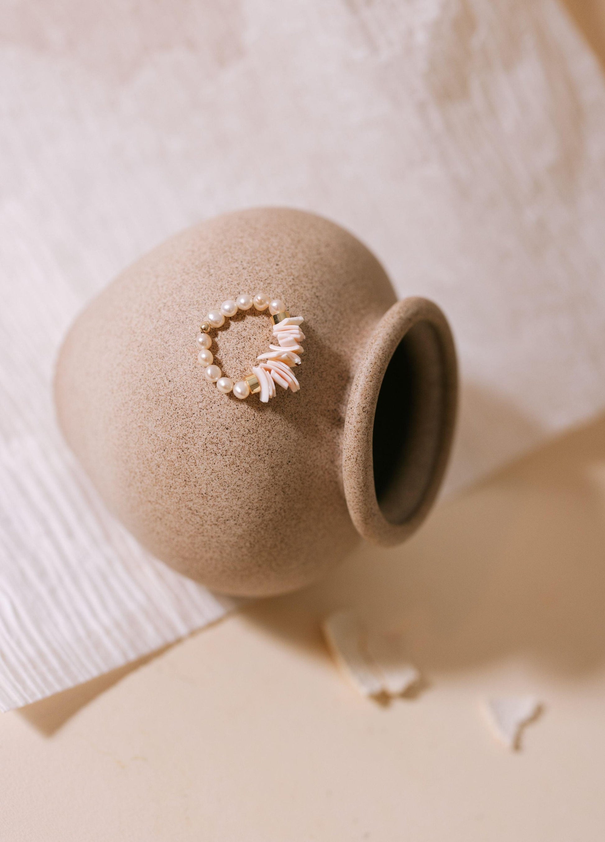 Bague Manon perlée