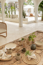 Oval Rattan Basket Set