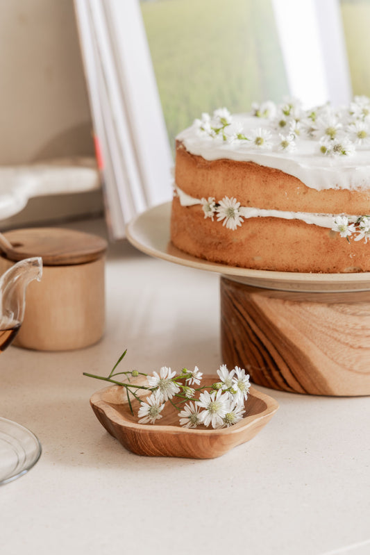 Flora Teak Catch All