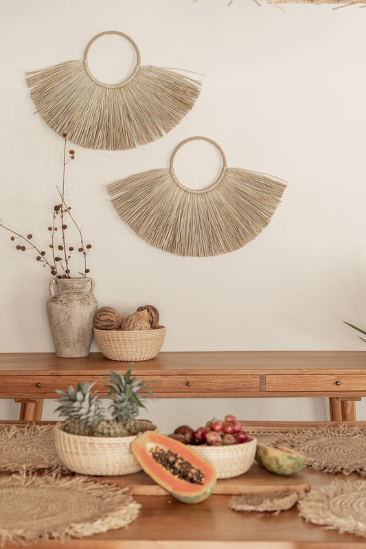 Seagrass Placemat and Coaster Set