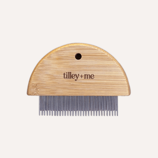 Bamboo Flea Comb for Dogs & Cats – Gentle & Eco-Friendly