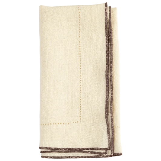 Jardin Handmade Linen Napkins, Set of 4 (3 Colors)
